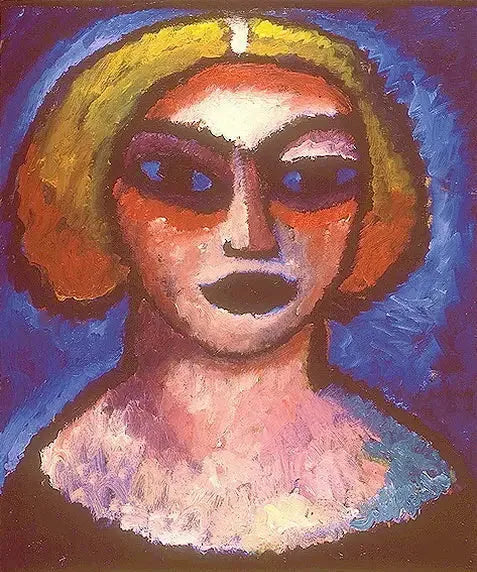 Kvinnohuvud - Alexej von Jawlensky