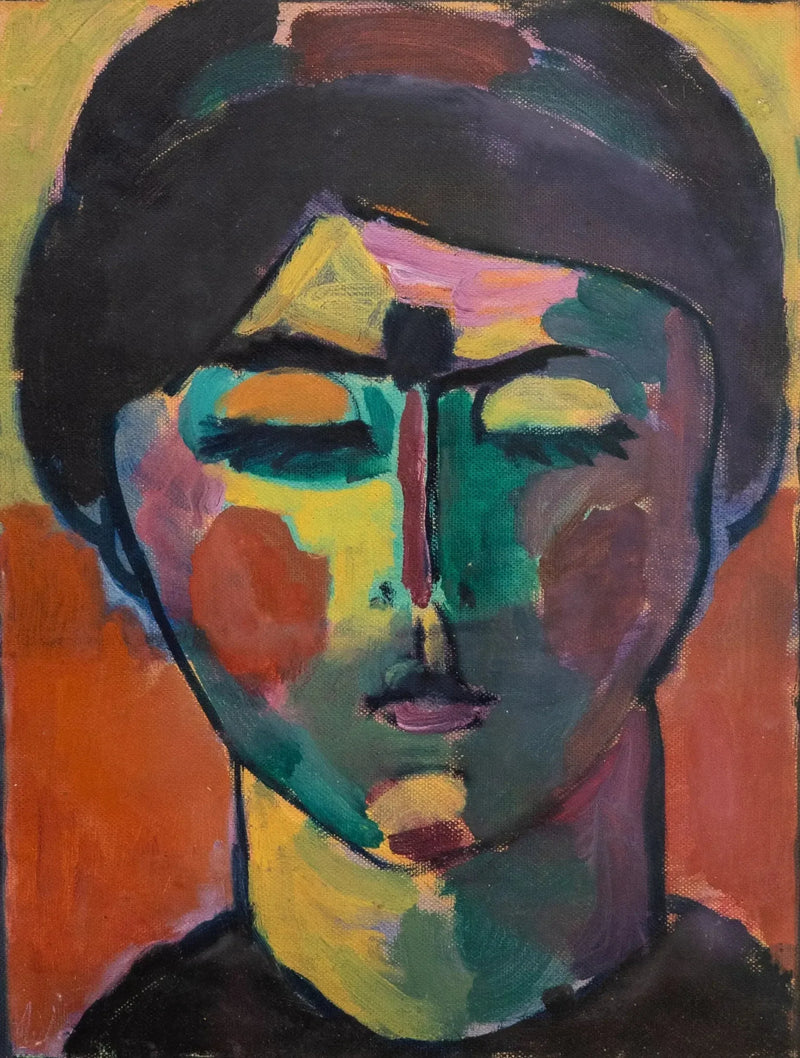 Kvinnohuvud - Alexej von Jawlensky