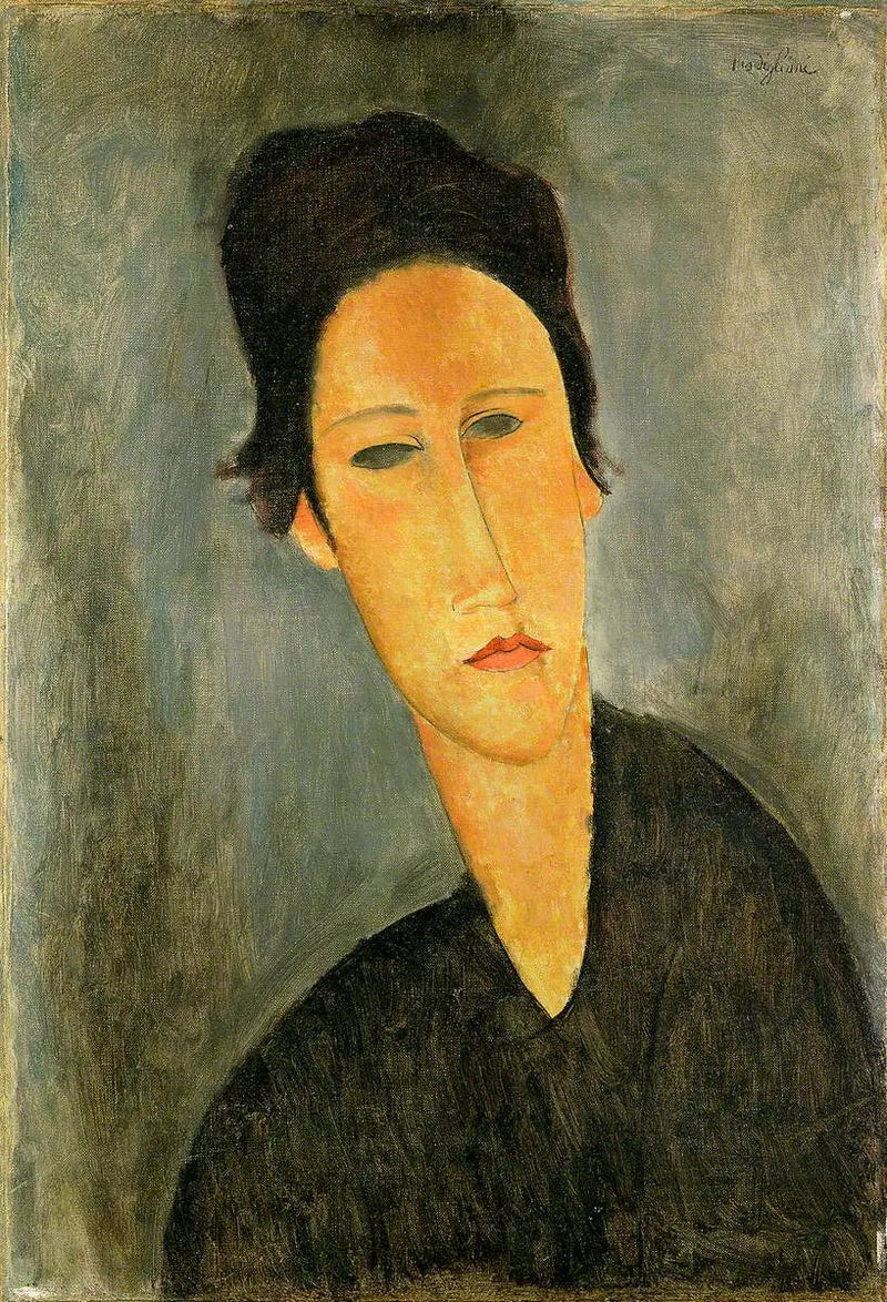 Kvinnohuvud (Anna Zborowska) - Amedeo Modigliani
