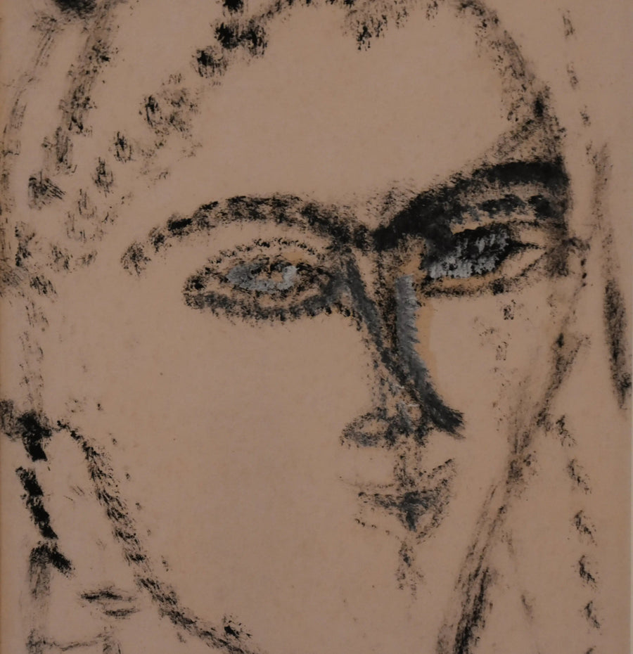 Kvinnohuvud. Kiki? - Amedeo Modigliani