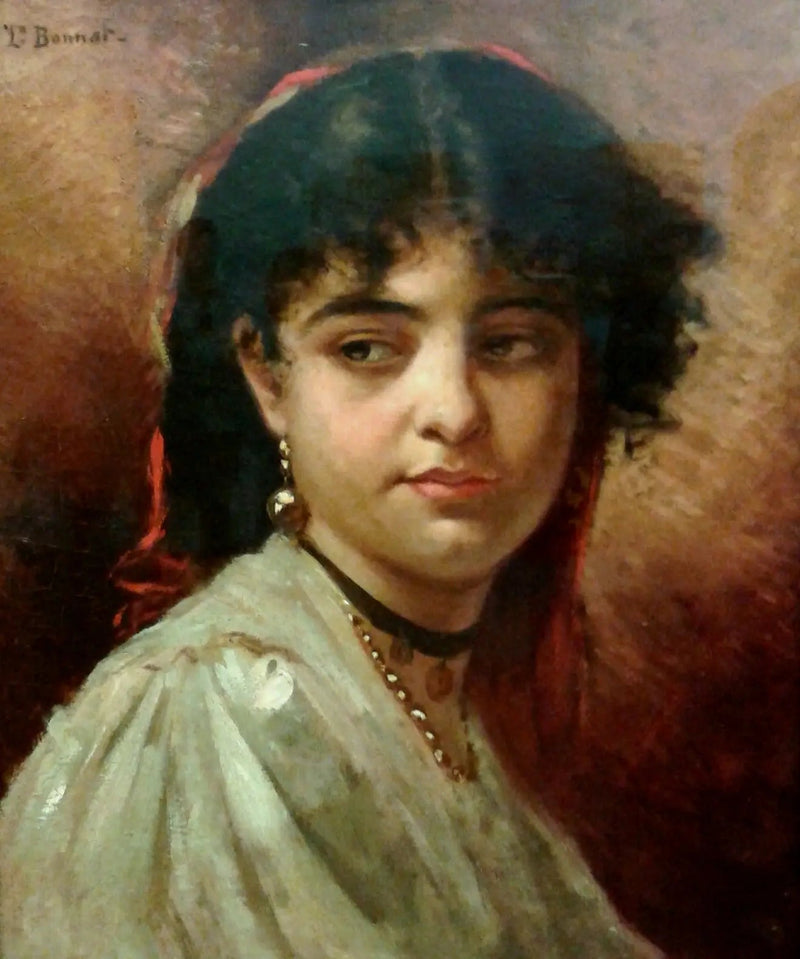 Kvinnohuvud - Léon Bonnat