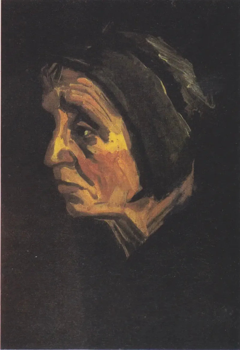 Kvinnohuvud - Vincent van Gogh