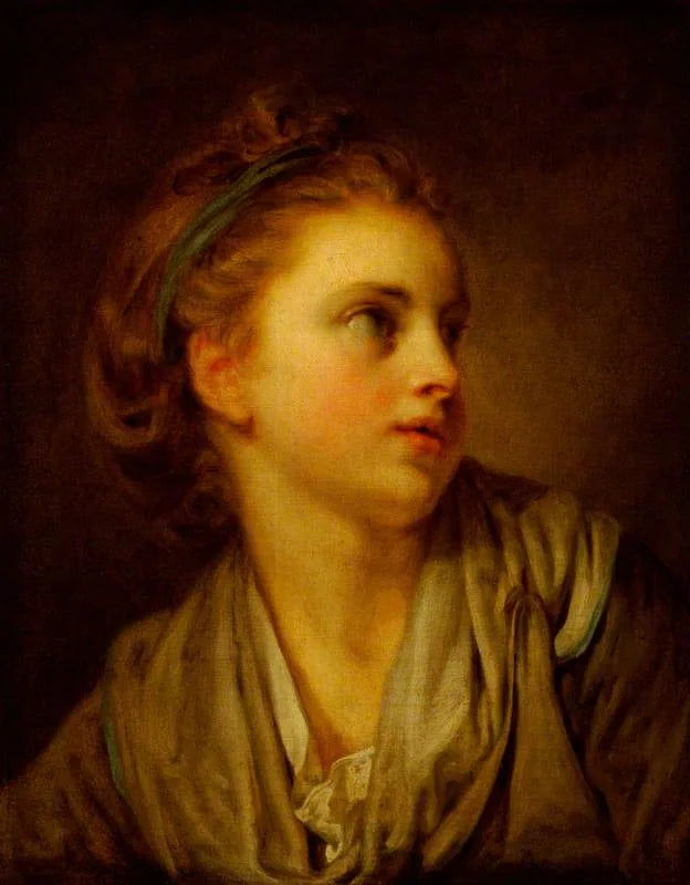 Flickhuvud - Jean-Baptiste Greuze
