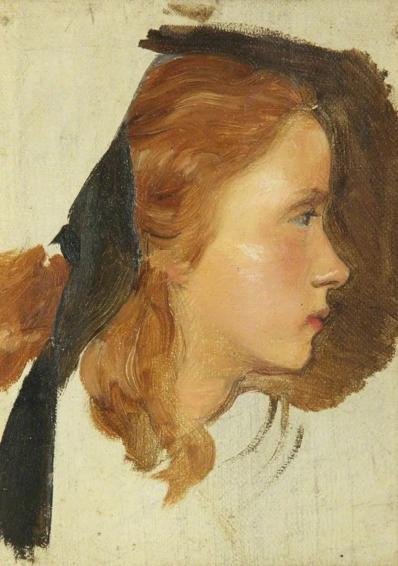 Flickhuvud - John Everett Millais