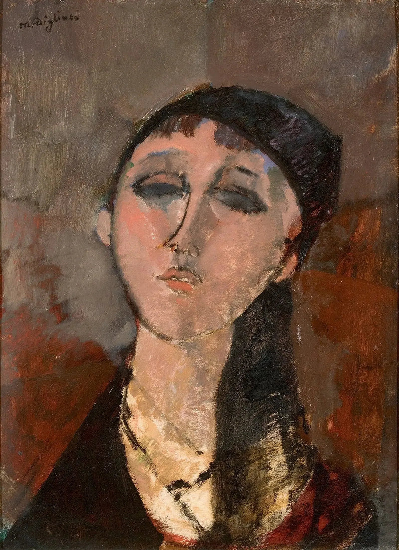 Flickhuvud (Louise) - Amedeo Modigliani