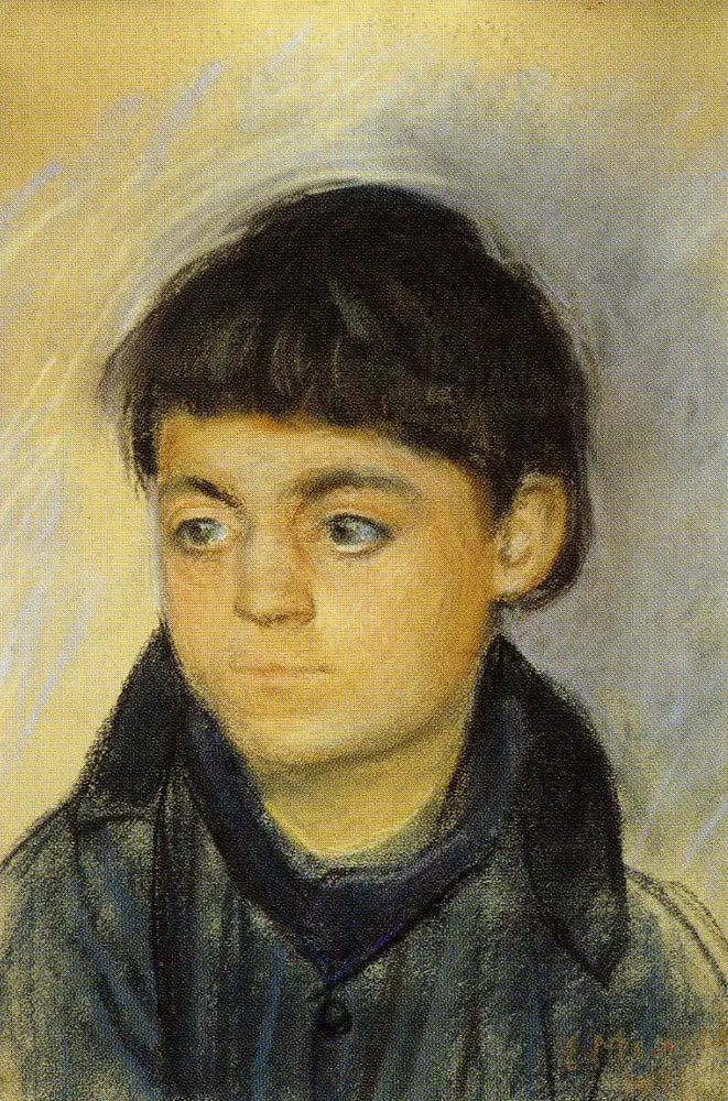 Tête de garçon - Edvard Munch image 1 reproduction artisanale de tableau