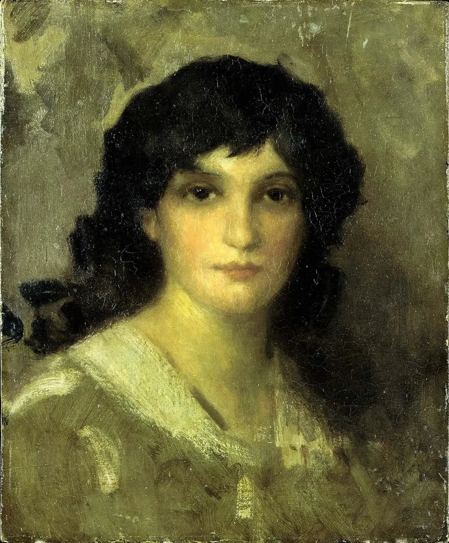 Ung kvinnas huvud - James Abbott McNeill Whistler