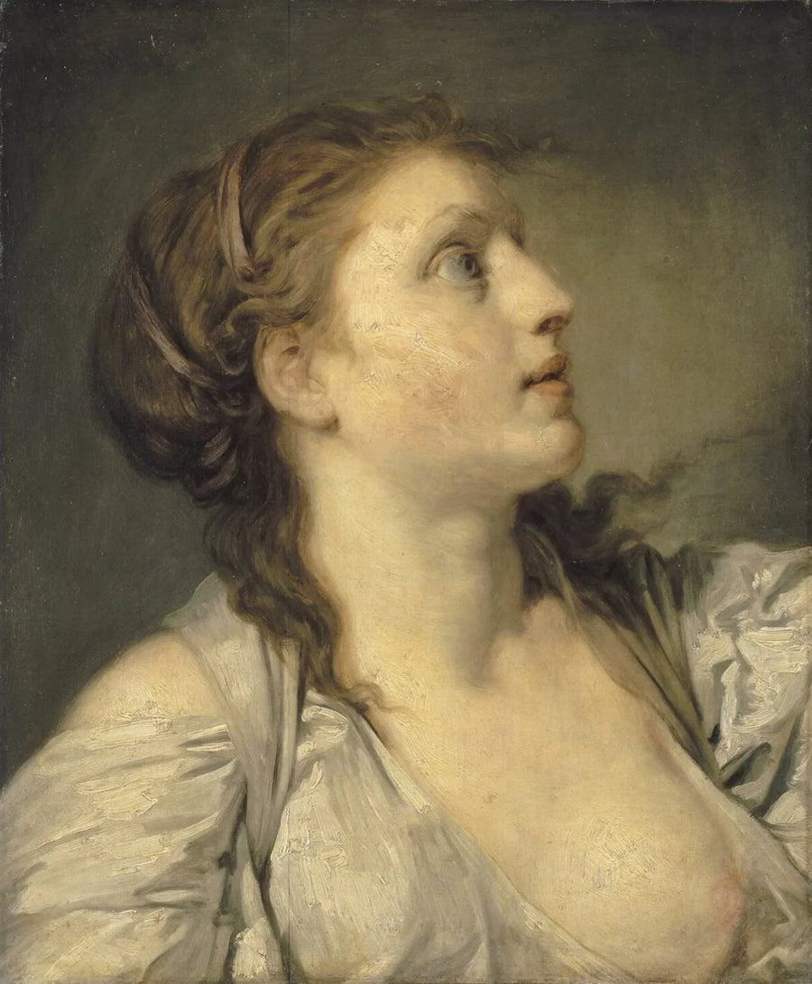 Ung flickas huvud - Jean-Baptiste Greuze