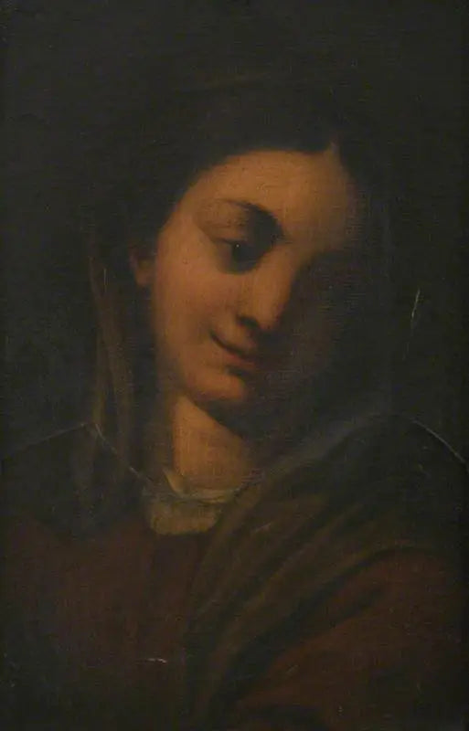 Madonnans huvud - Antonio da Correggio