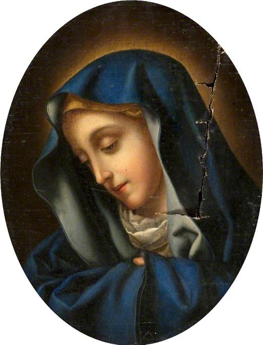 Madonnans huvud - Carlo Dolci