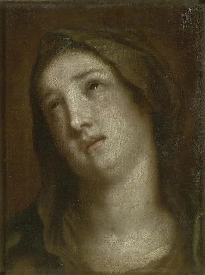 Den sörjande jungfruns huvud - Antoine van Dyck