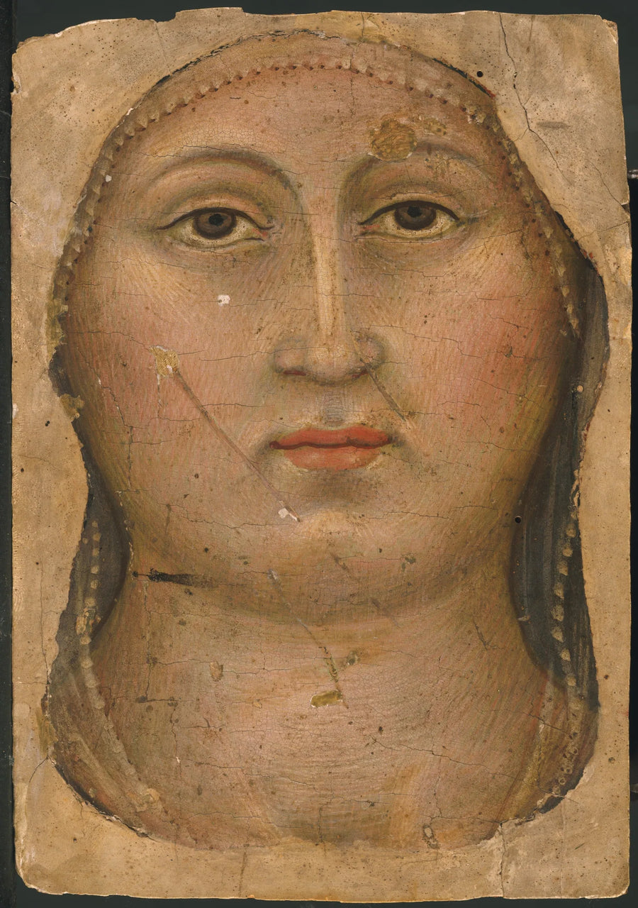 Madonnans huvud - Taddeo di Bartolo