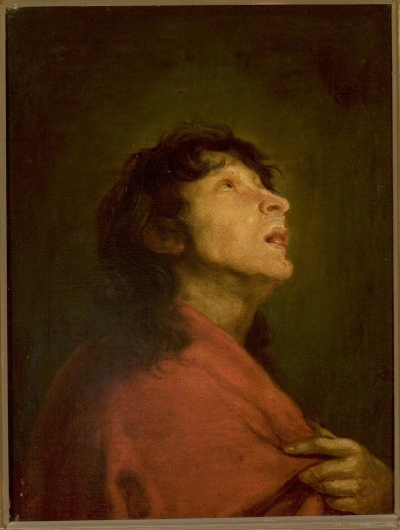 Huvud av Johannes Evangelisten - Antoine van Dyck