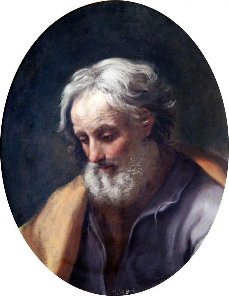 Helgonet Josef huvud - Guido Reni