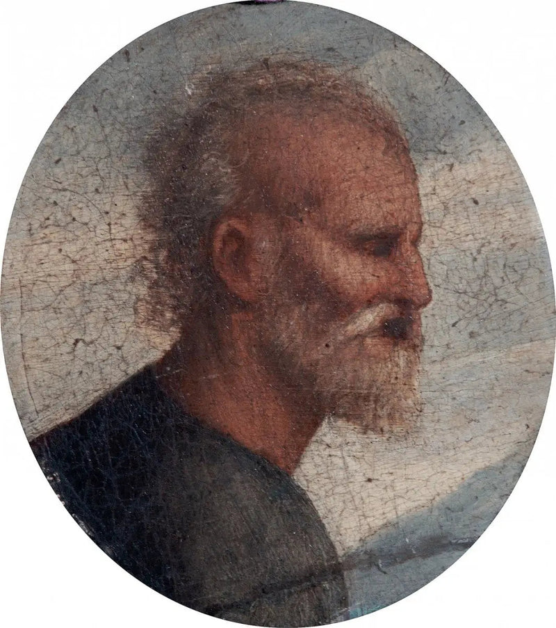 Huvud av Sankt Petrus - Raphael Sanzio