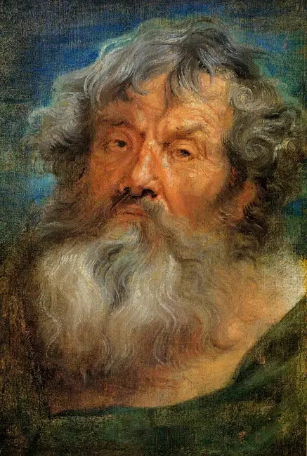 Äldre mans huvud - Antoine van Dyck