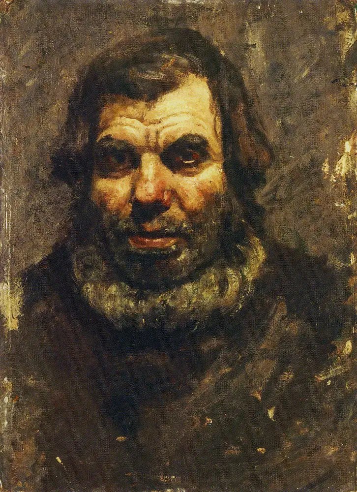 Gamla mansans huvud - Edvard Munch