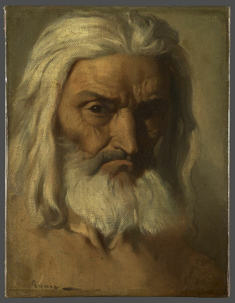 Gammal mans huvud - Théodore Chassériau
