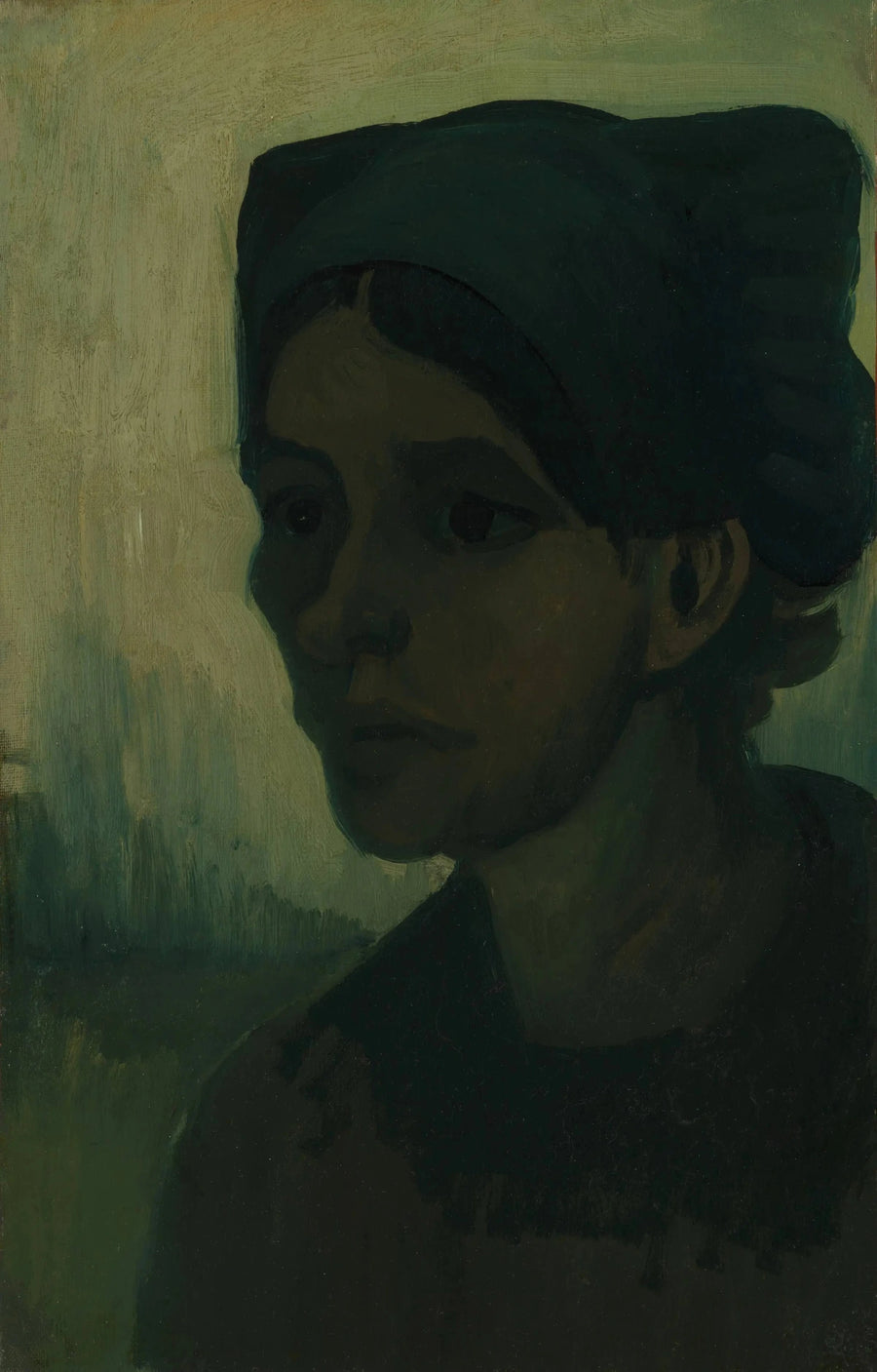 Kvinnohuvud - Vincent van Gogh