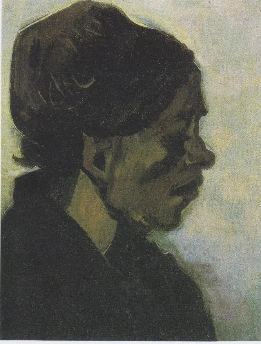 Kvinnohuvud - Vincent van Gogh