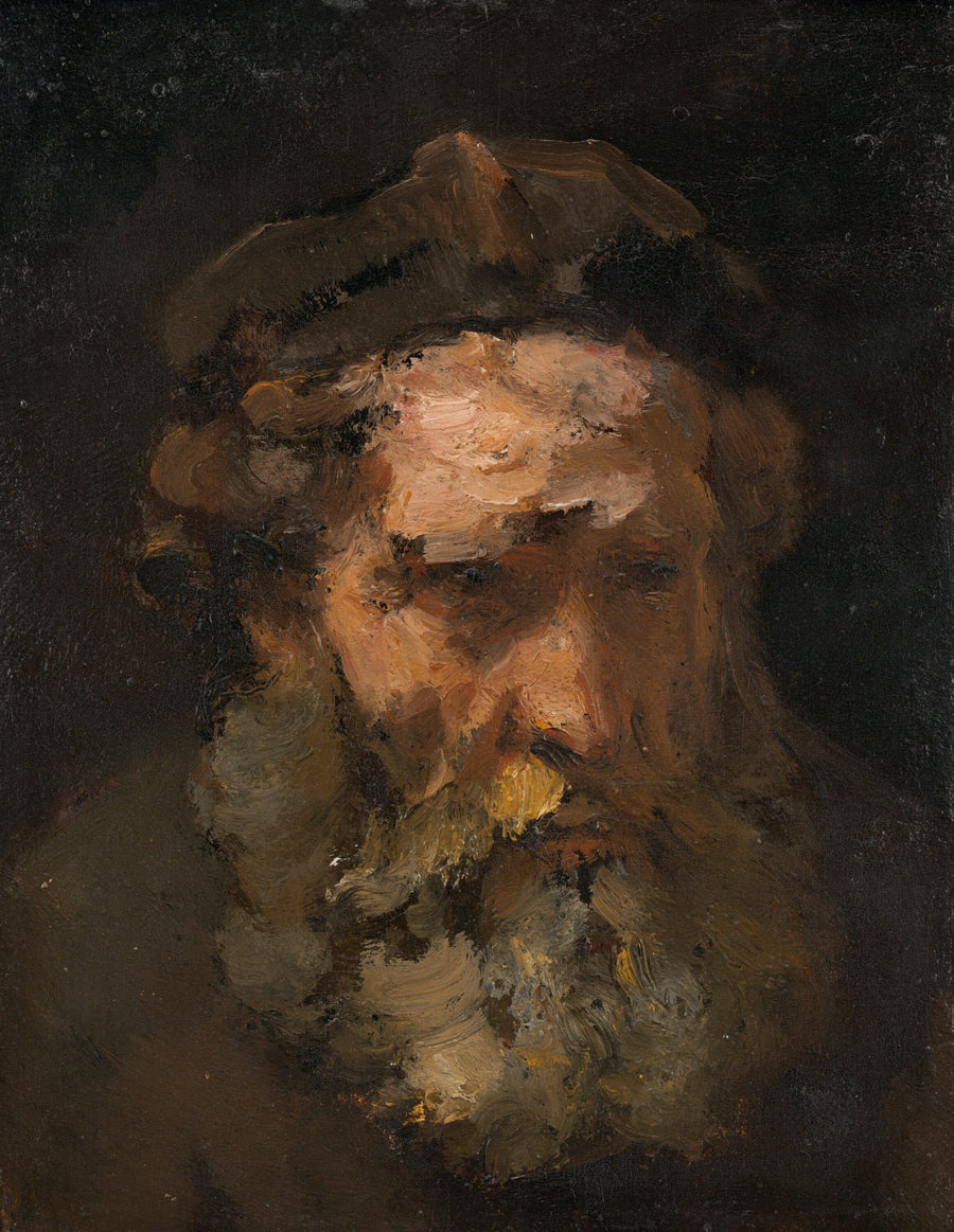 Saint Matteus huvud - Rembrandt