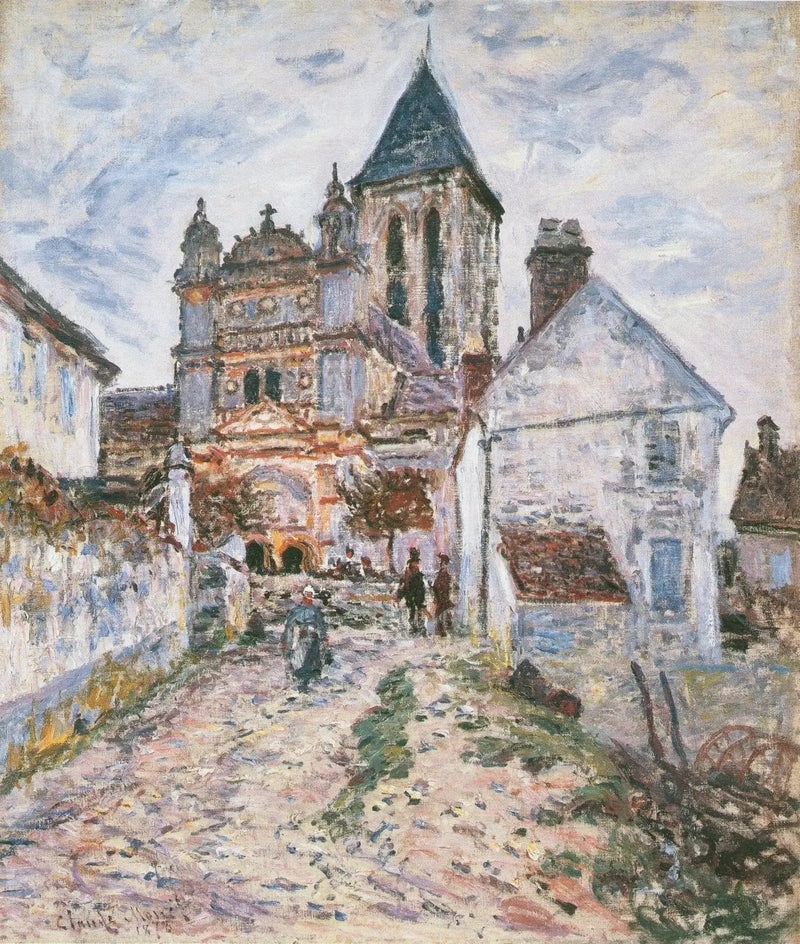 Kyrkan i Vétheuil - Claude Monet