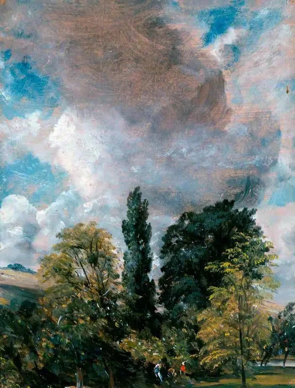 The Close, Salisbury - John Constable image 1 reproduction artisanale de tableau