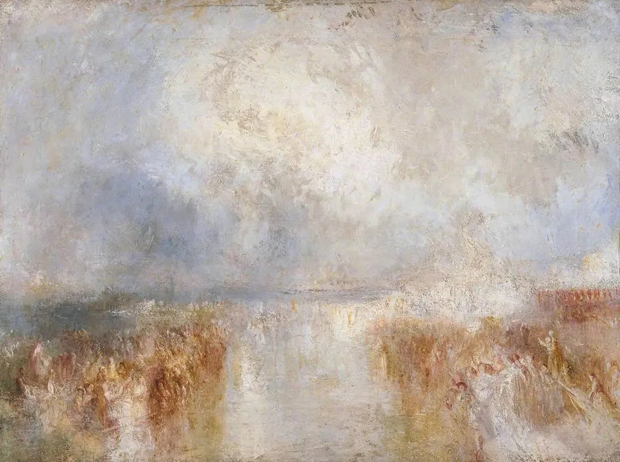 Avstigningen av Louis-Philippe vid Royal Clarence Yard, Gosport, 8 oktober 1844 - J. M. W. Turner