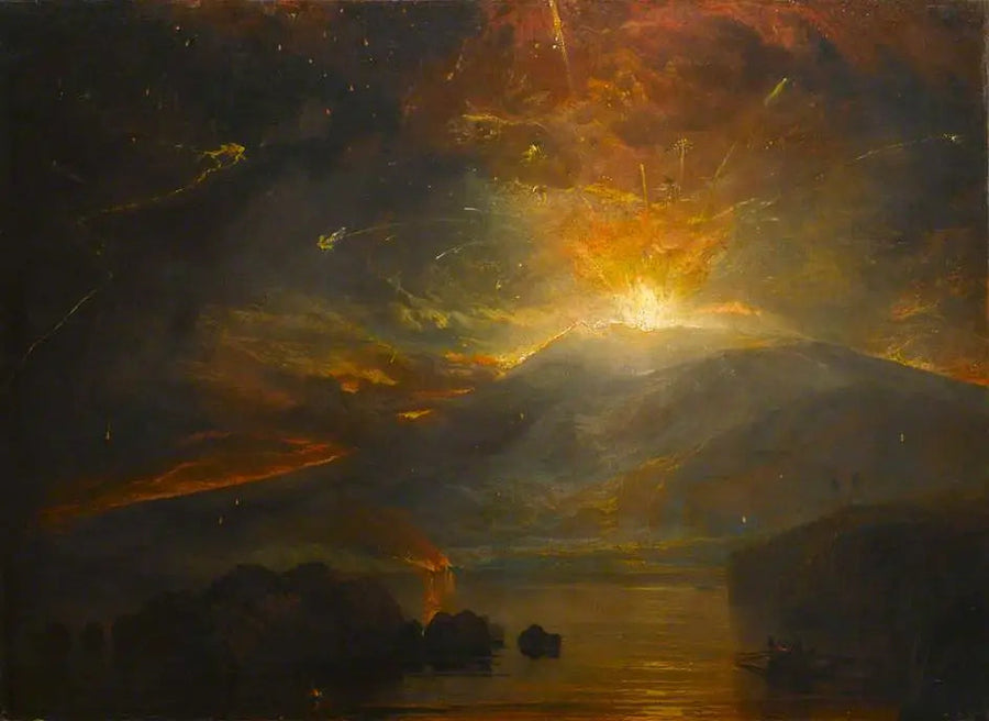 Utbrottet av Soufrièrebergen på ön St Vincent, 30 april 1812 - J. M. W. Turner