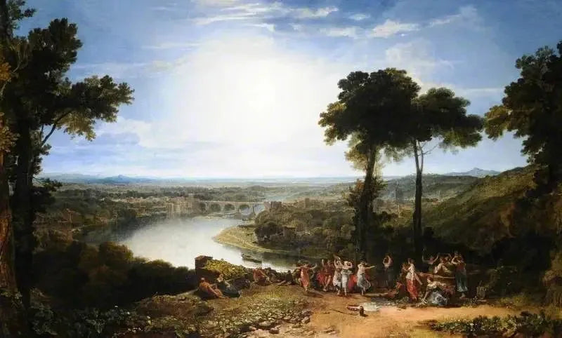 Festivalen för öppnandet av vintagen i Mâcon, Frankrike - J. M. W. Turner