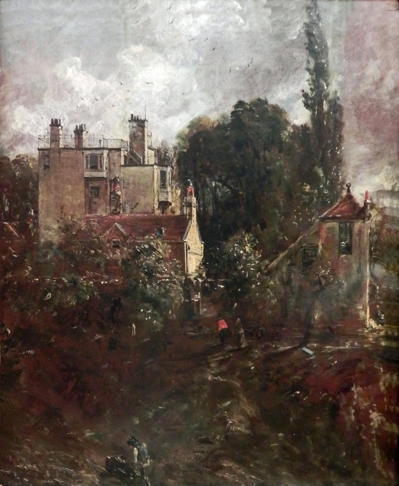 The Grove, eller admiralens hus i Hampstead - John Constable