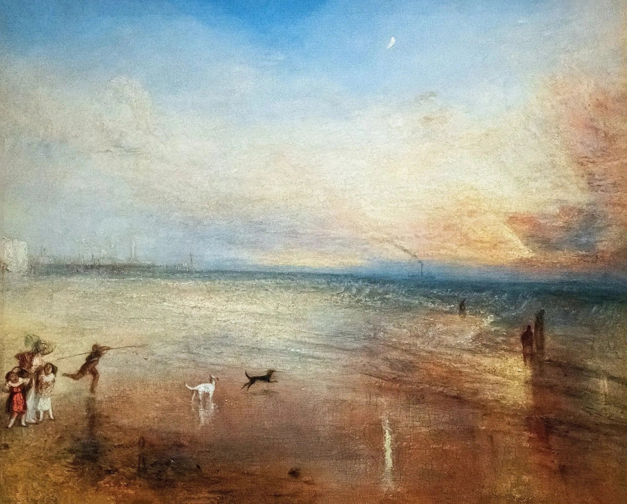 Den Nya Månen; eller, 'Jag har förlorat min båt, du ska inte få din ring' - J. M. W. Turner