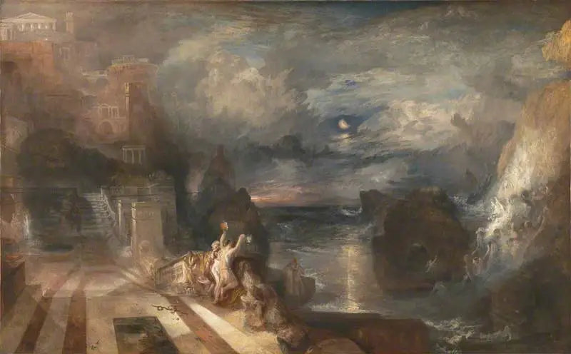 Avskedet mellan Hero och Leander - J. M. W. Turner