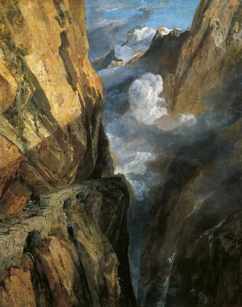 Passet av Saint Gotthard, Schweiz - J. M. W. Turner