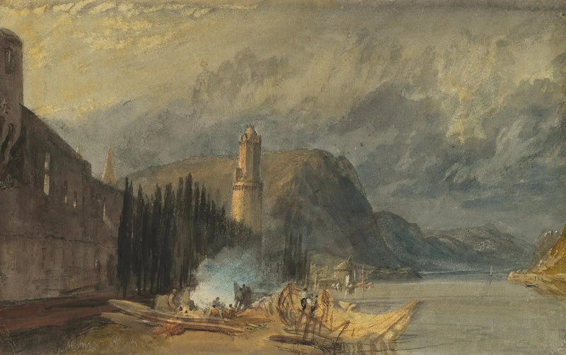 Den romerska tornet, Andernach - J. M. W. Turner