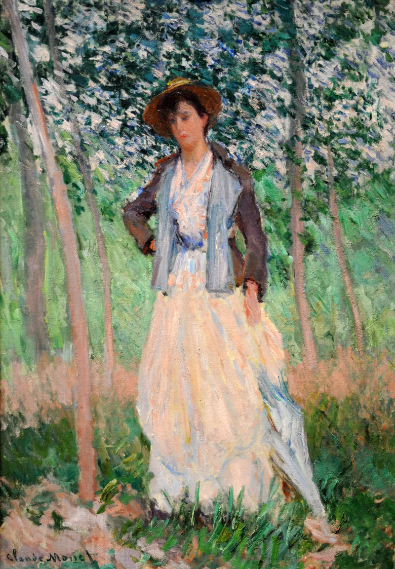 Barnvagnen (Suzanne Hoschedé, senare fru Theodore Earl Butler, 1868–1899) - Claude Monet