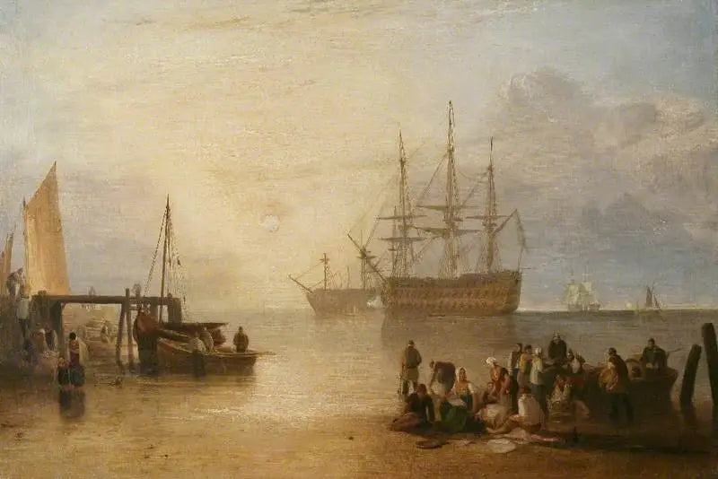 Solen som går ner genom ånga - J. M. W. Turner