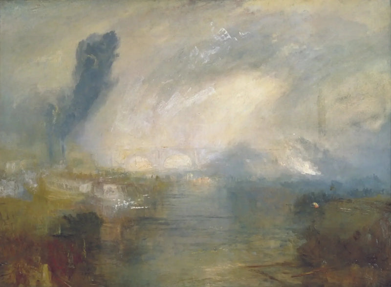 Themsen ovan Waterloo Bridge - J. M. W. Turner