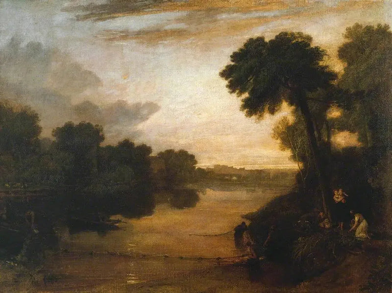 Themsen nära Windsor - J. M. W. Turner