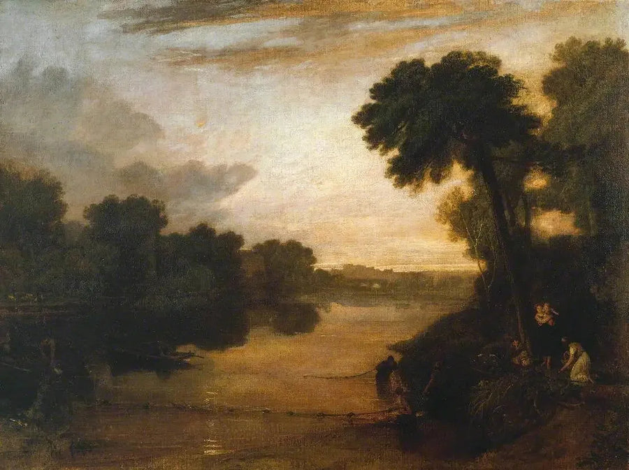 Themsen nära Windsor - J. M. W. Turner