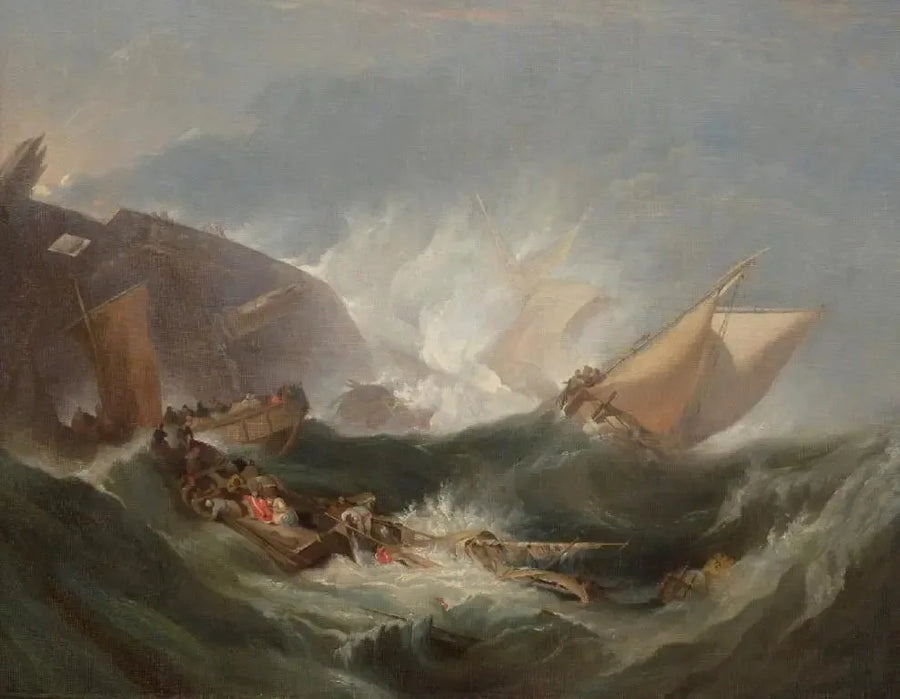 Förlisningen av ett transportfartyg - J. M. W. Turner