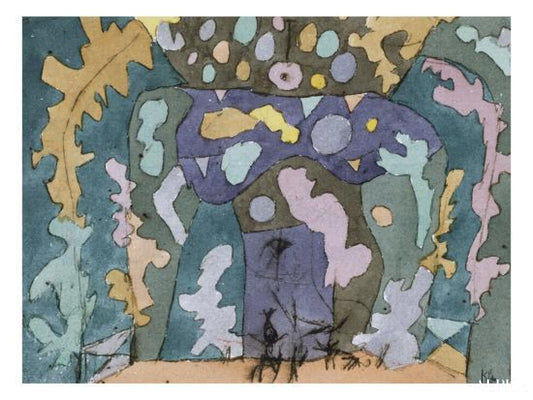 Théâtre, Petite scénographie - Paul Klee - Reproductions de tableaux et peintures haut de gamme