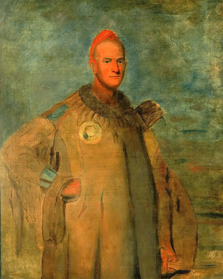 Theodore Burr Catlin, en indisk dräkt - George Catlin