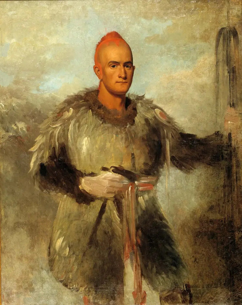 Theodore Burr Catlin, en indisk dräkt - George Catlin