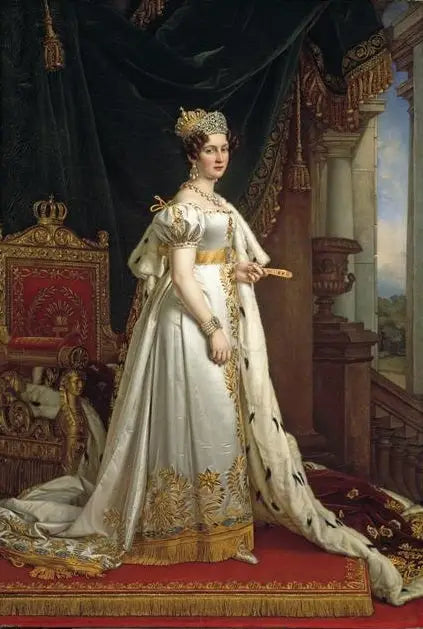 Therese of Saxe-Hildburghausen - Joseph Karl Stieler image 1 reproduction réalisée par Alpha Reproduction