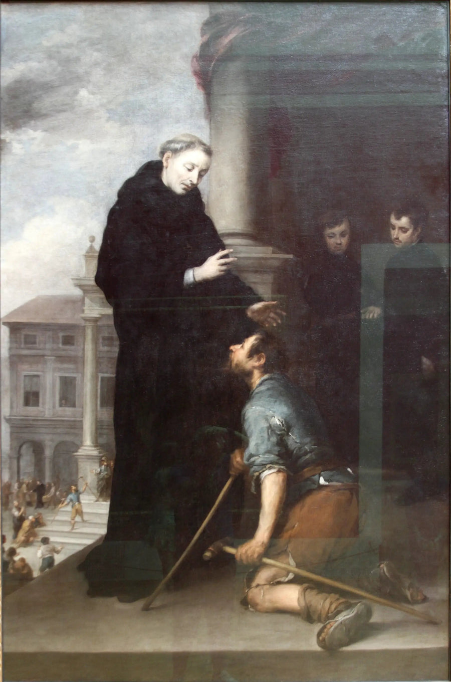 Thomas de Villanova botar de sjuka - Bartolomé Esteban Murillo