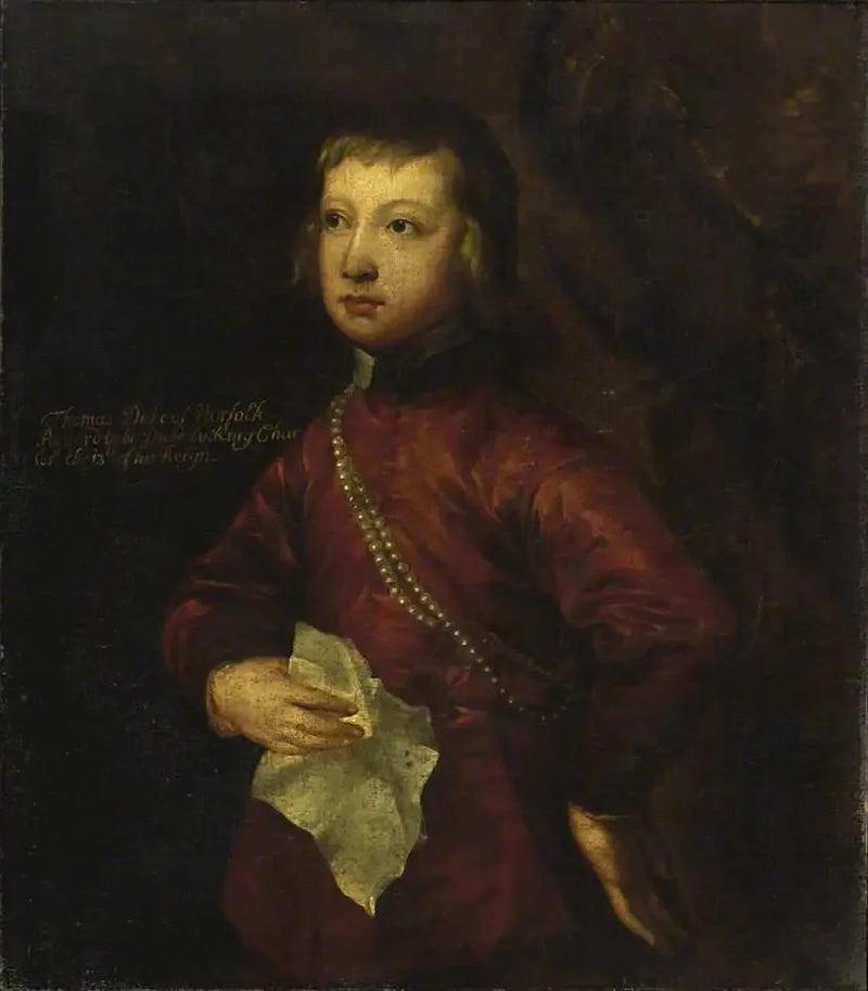Thomas Howard, framtida 5:e hertig av Norfolk, när han var barn - Antoine van Dyck