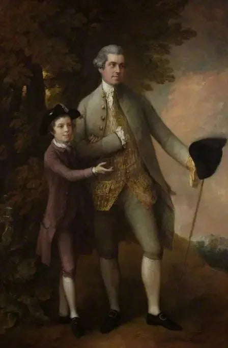 Thomas Rumbold (1736–1791) och hans son - Thomas Gainsborough