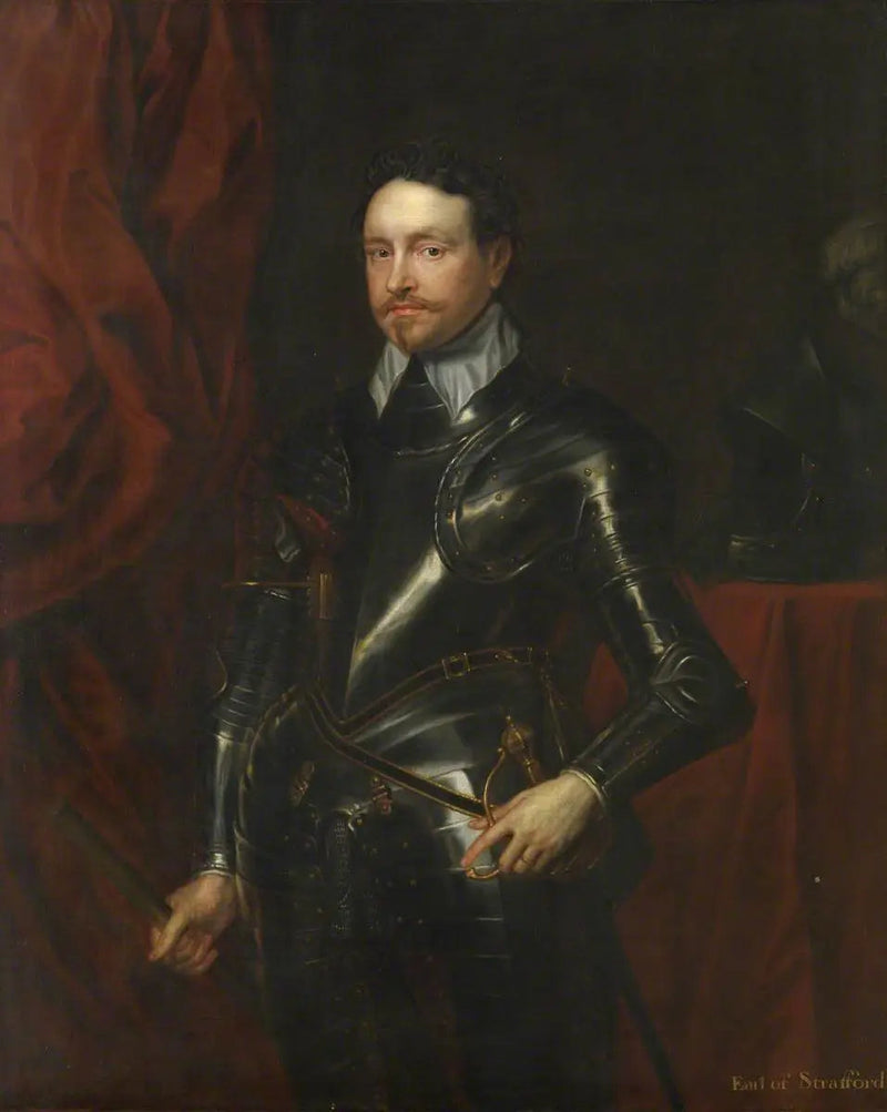 Thomas Wentworth (1593–1641), earl av Strafford - Antoine van Dyck