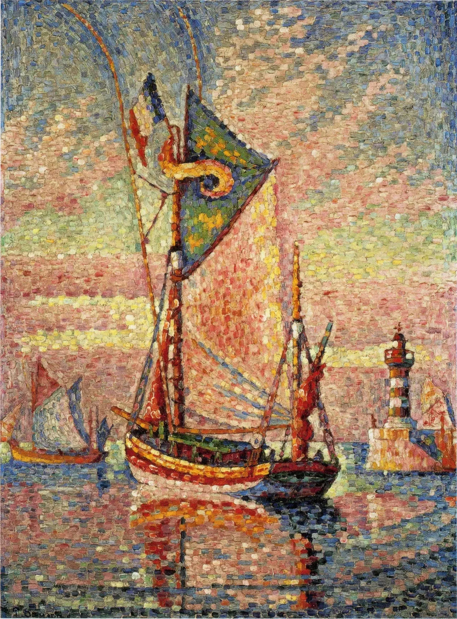 Thonfiskebåt i Concarneau - Paul Signac